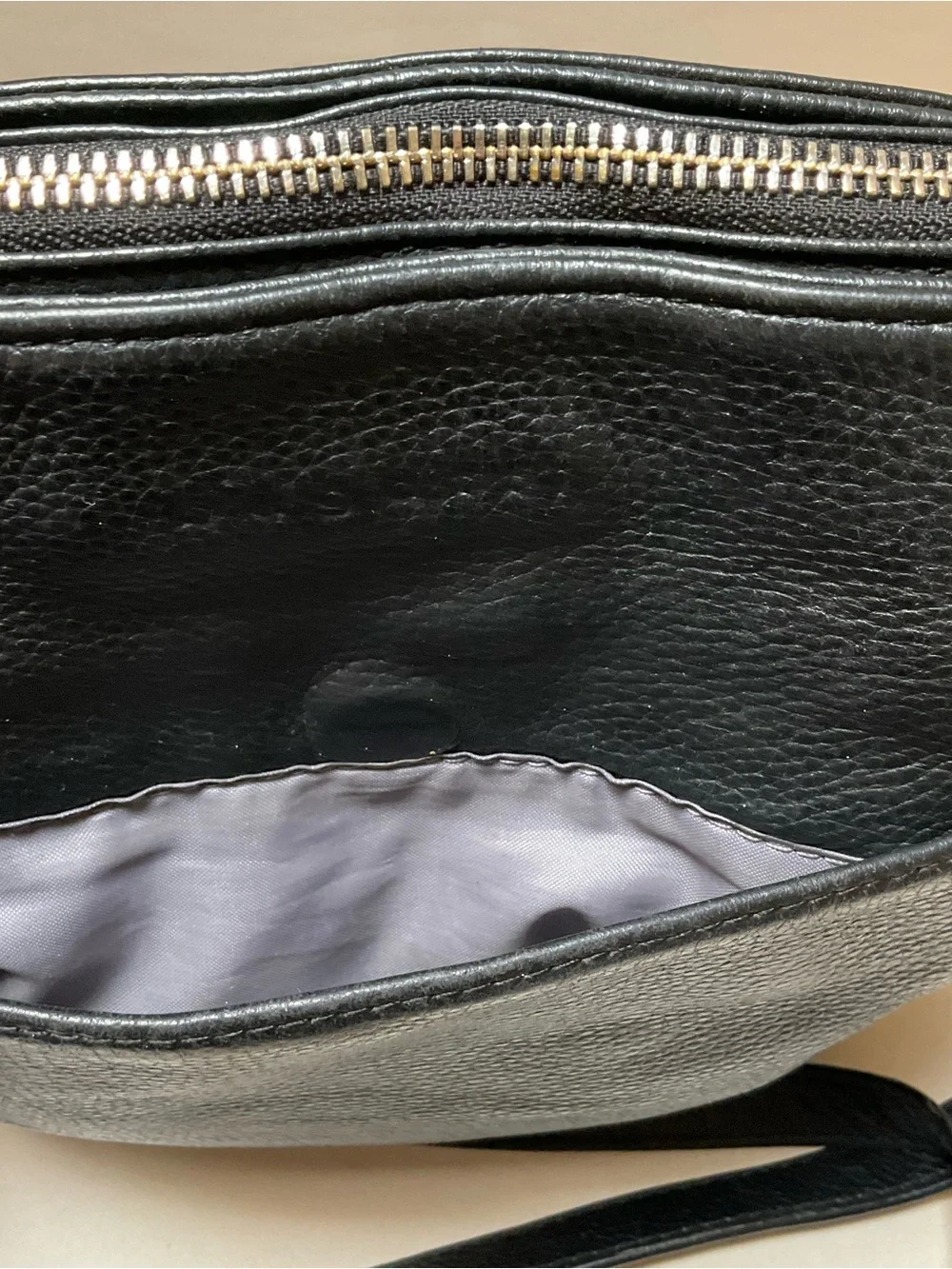 BUGATTI Black Leather Mens Shoulder Bag Unisex Crossbody Designer Messenger TOTE